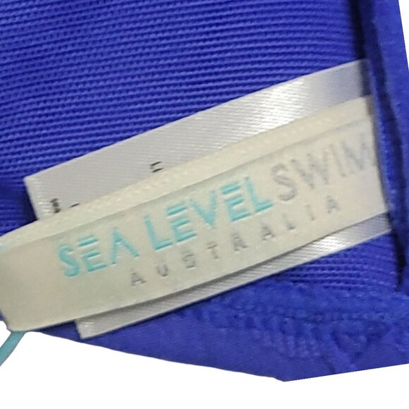 Sea Level Swim Australia Chantilly Bandeau Swim Top Azure DD/E Cup  US 4 - Picture 3 of 15